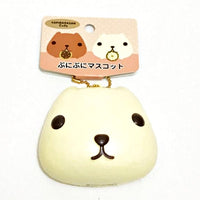 Kapibarasan White Head Bun Squishy