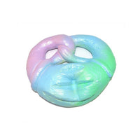 Kiibru Rainbow Galaxy Colossal Pretzel bread Squishy