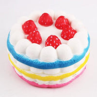 Rainbow Strawberry Jumbo Cake Squishy
