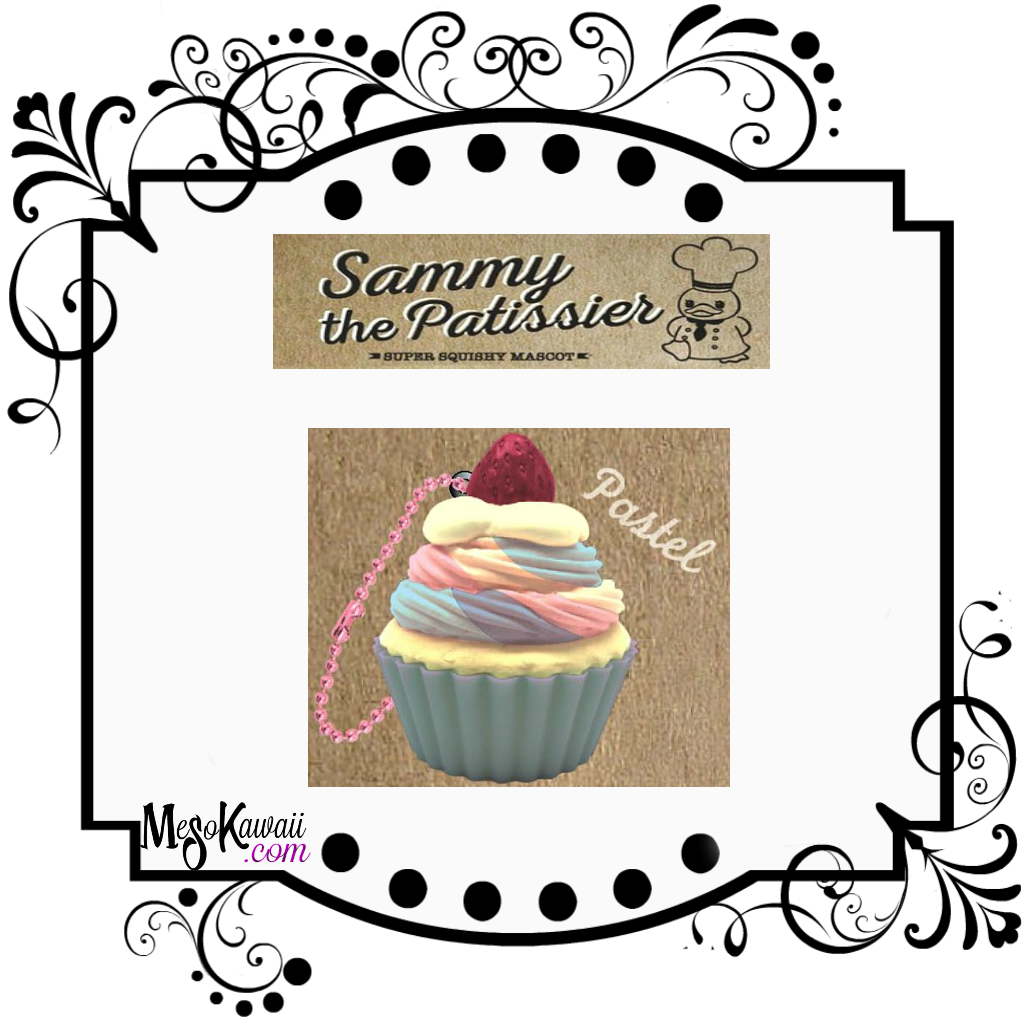 Sammy the Patissier Colorful Cupcake squishy